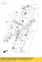20S231700000, Yamaha, comp. de cilindro, horquilla delantera yamaha xj 600 2009 2010 2011 2014 2015, Nuevo