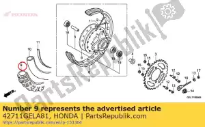 Honda 42711GELA81 tire (cst) - Bottom side