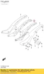 Here you can order the frame comp,rear from Suzuki, with part number 4266006J00: