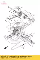 451253710100, Yamaha, Bar, spanning yamaha sr 125, Nieuw