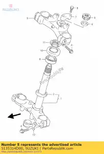 suzuki 5135314D00 moer - Onderkant