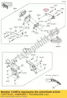 110570181, Kawasaki, 01 wspornik, p?yta boczna, prawa strona kawasaki  650 2017 2018 2019 2020 2021, Nowy