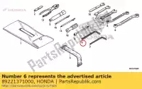 89221371000, Honda, chave hexagonal, 6 mm honda  (l) japanese domestic / nc29-100 cb cbr cmx crf f (e) f (j) portugal / kph gl nsa nsr ntv nx pc r (g) japan mc16-100 r (r) japan r nc21-100 (g) japan r2 (t) japan riii nc24-102 (j) japan st vfr vt vtr vtx xbr xl xlr xrv 125 250 400 450 500 600 650 , Novo