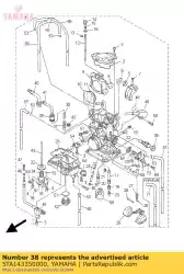 Here you can order the spring, plunger from Yamaha, with part number 5TA143350000: