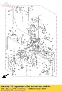 yamaha 5TA143350000 spring, plunger - Bottom side