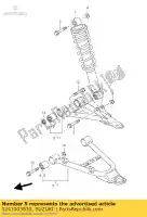 5241003830, Suzuki, Arm set,suspens suzuki lt a500f vinsion 4x4 vinson 500 , New