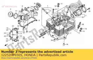 Honda 12252HP0305 gasket, cylinder head (o. - Bottom side