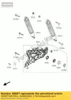 39007Y007931, Kawasaki, Arm-susp,m.black sc300aef kawasaki j 300 2015 2016, New