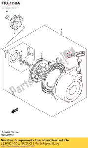 Suzuki 1820024501 agarre conjunto, comenzar - Lado inferior