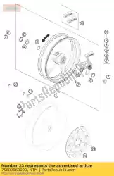 Ici, vous pouvez commander le disque de frein d = 320mm 07 auprès de KTM , avec le numéro de pièce 75609060000: