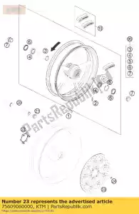 ktm 75609060000 disque de frein d = 320mm 07 - La partie au fond