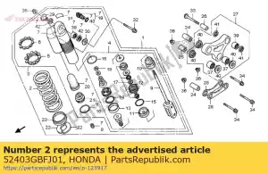 Honda 52403GBFJ01 primavera, rr cush (4 - Lado inferior