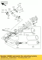 180880781, Kawasaki, rura wydechowa kx250ycf kawasaki kx 250 2012, Nowy