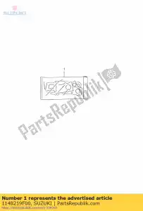 Suzuki 1148219F00 gasket,clutch c - Bottom side