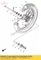 3LD251040000, Yamaha, raggiera anteriore yamaha xtz 750 1989 1990 1991 1992 1993 1994 1995, Nuovo