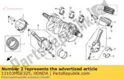 Aqui você pode pedir o pistão, fr. (0,50) em Honda , com o número da peça 13103MGE325: