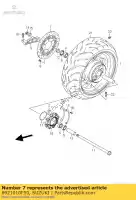 6921010F50, Suzuki, disco, freno posteriore suzuki vzr 1800 2006 2007 2008 2009, Nuovo