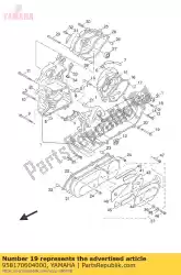 bout, flens van Yamaha, met onderdeel nummer 958170604000, bestel je hier online: