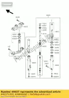 440371353, Kawasaki, holder-fork under kawasaki er 500 5, New