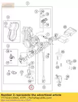 77741013044, KTM, combustível ferroviário cpl. husqvarna ktm  rally smr sx xc 250 350 450 2012 2013 2014 2015 2016 2017, Novo