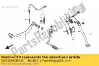 50530MCB610, Honda, Bar comp., zijstandaard honda xl transalp v xl650v 650 , Nieuw