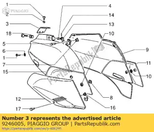 Piaggio Group 9246005 element - Bottom side