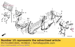 Here you can order the bolt, flange, 8x18 from Honda, with part number 957010801800: