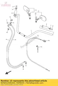 yamaha 904642500200 braçadeira - Lado inferior