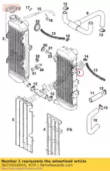 Here you can order the radiator l/s (45246) lc4'94 from KTM, with part number 58335008000: