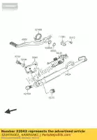 32043S002, Kawasaki, soporte-soporte lv1000-a2h kawasaki klv 1000 2004 2005, Nuevo