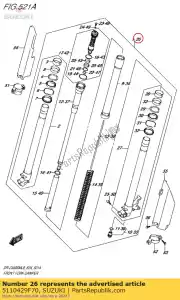 suzuki 5110429F70 zespó? amortyzatora od fro - Dół