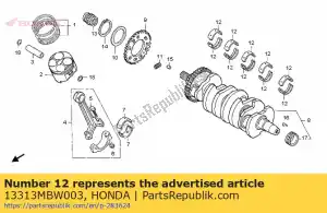 honda 13313MBW003 cuscinetto a, albero a gomiti (nero) - Il fondo