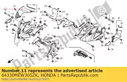 Here you can order the set,l mi*nh229mu* from Honda, with part number 64330MEW305ZK: