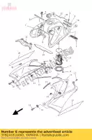 3TB241810000, Yamaha, amortiguador, ubicando 1 yamaha  dt rd rd1 europe 24rd0-300e1 sr usa xt 125 350 400 600 660 690 1974 1976 1985 1986 1987 1989 1990 1991 1992 1993 1994 1995 1996 1997 1998 1999 2000 2002 2004 2005 2006 2007 2008 2009 2010 2011 2014 2020, Nuevo