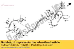 Aqui você pode pedir o suporte, junta de mangueira em Honda , com o número da peça 45162MAJG40: