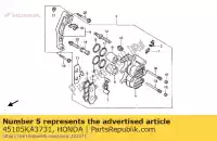 45105KA3731, Honda, pad comp. honda cr  r xr mtx rw cr125r cr250r mtx200rw xr600r xr250r 125 250 600 200 , Nieuw