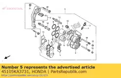 Aquí puede pedir pad comp. De Honda , con el número de pieza 45105KA3731: