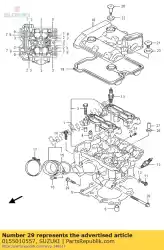 Here you can order the bolt from Suzuki, with part number 0155010557: