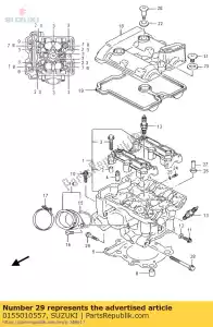 suzuki 0155010557 bolt - Bottom side