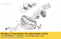 33180MBB641, Honda, light assy., position (12 honda vtr  sp2 fire storm f sp1 vtr1000f 1000 , New