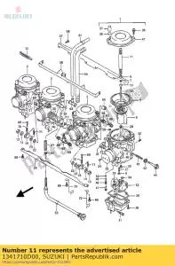 Suzuki 1341710D00 printemps - La partie au fond