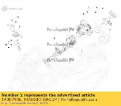 Aquí puede pedir ventil und unterst? Zung de Piaggio Group , con el número de pieza 1A007936:
