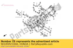 Qui puoi ordinare bullone, flangia, ubs, d da Honda , con numero parte 90105MZ1000: