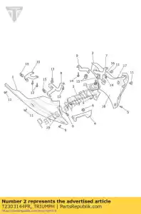 triumph T2303144PR t2303144-pr panel tylny lewy - Dół