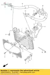 Ici, vous pouvez commander le refroidisseur assy, ?? Huile auprès de Suzuki , avec le numéro de pièce 1660046E01: