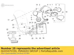 Tutaj możesz zamówić konserwacja od Piaggio Group , z numerem części GU03475330: