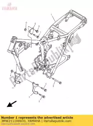 Here you can order the frame comp. From Yamaha, with part number 3MW211100033: