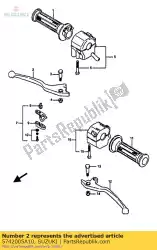 Qui puoi ordinare leva freno da Suzuki , con numero parte 5742005A10: