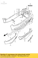 4711041C103EE, Suzuki, capa, moldura, direita suzuki gsx r 1100 1991, Novo