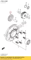 Here you can order the gear,starter id from Suzuki, with part number 1261231G00: